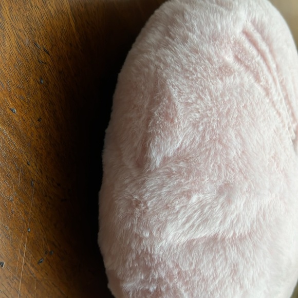 PINK SOFT FUZZY CUTE PILLOW ROUND CAT KITTEN STYLISH PILLOW SOFT PINK GOLDEN - Picture 4 of 10